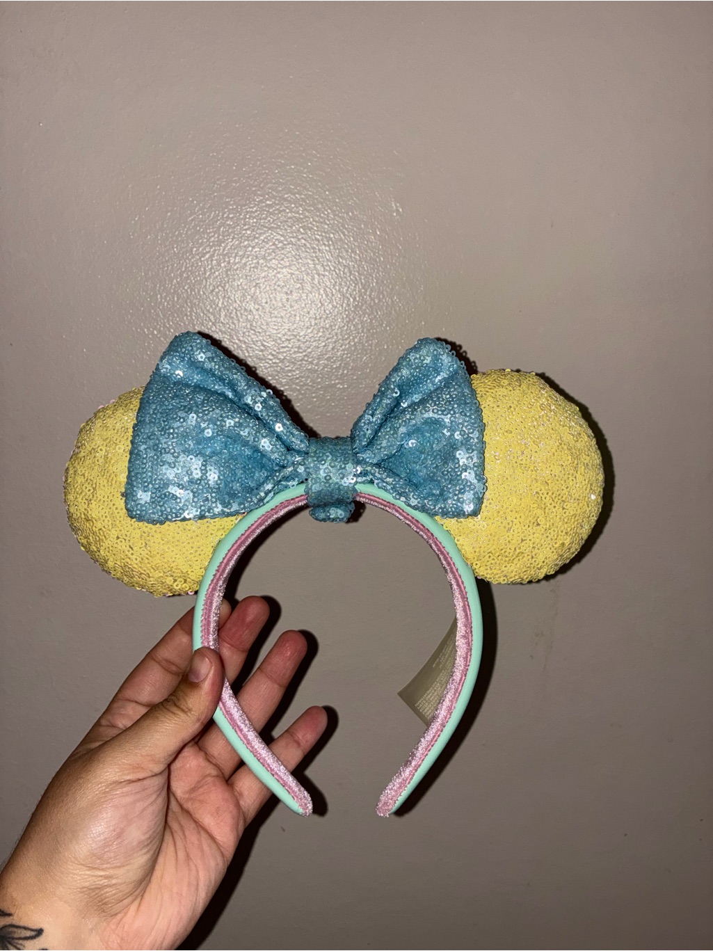 Pastel Sequin Minnie Ears